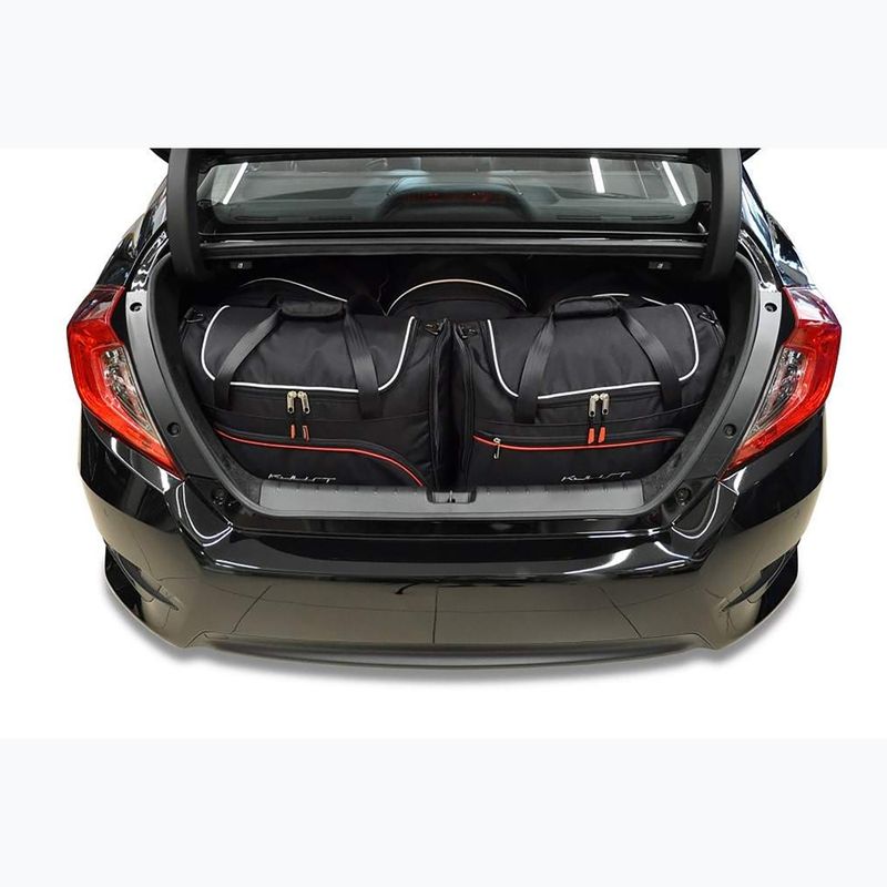 Bagažinės krepšių komplektas KJUST Honda Civic Limousine 2017-2021 5 vnt black 12