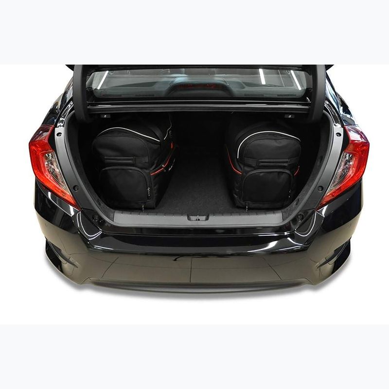 Bagažinės krepšių komplektas KJUST Honda Civic Limousine 2017-2021 5 vnt black 15