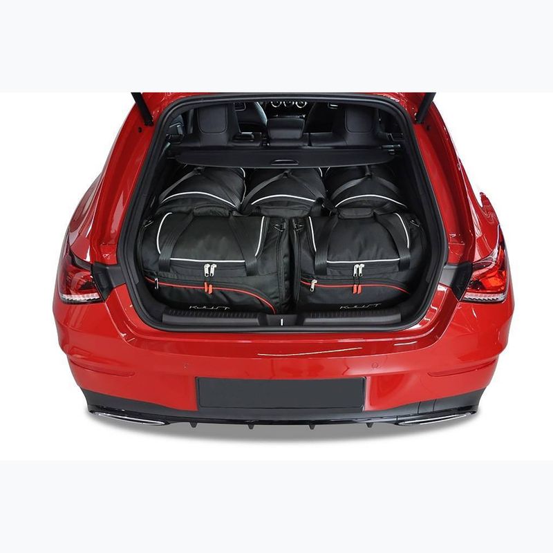 Bagažinės krepšių komplektas KJUST Mercedes-Benz Cla Shooting Brake 2019+ 5 vnt. juodas 12