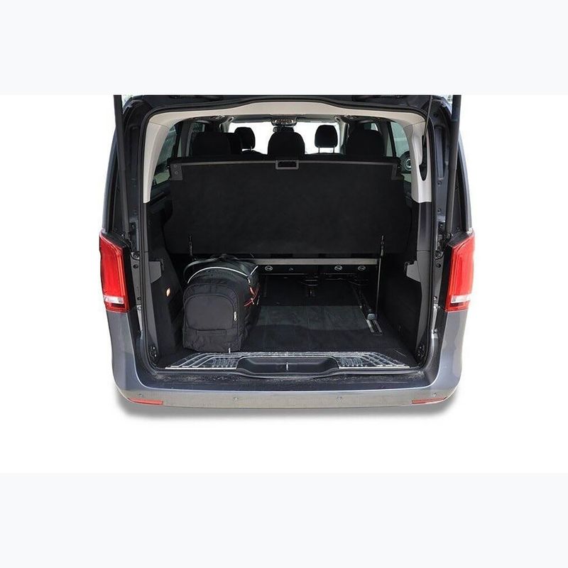 Bagažinės krepšių komplektas KJUST Mercedes-Benz V Extra Long 2014+ 7 vnt. juodas 12