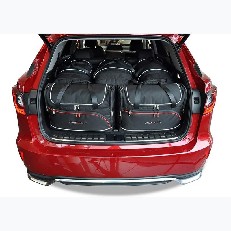 Bagažinės krepšių komplektas KJUST Lexus Rx L Hev 2018-2021 5 vnt. Juodas 14