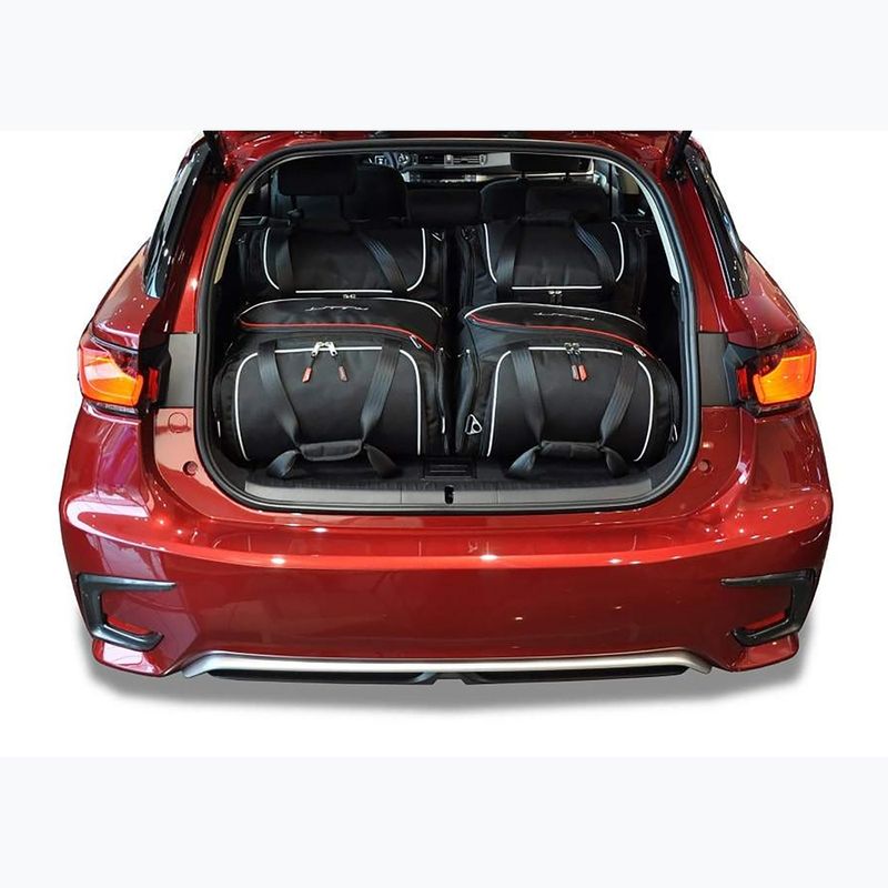 Bagažinės krepšių komplektas KJUST Lexus Ct 2010-2021 4 vnt black 12