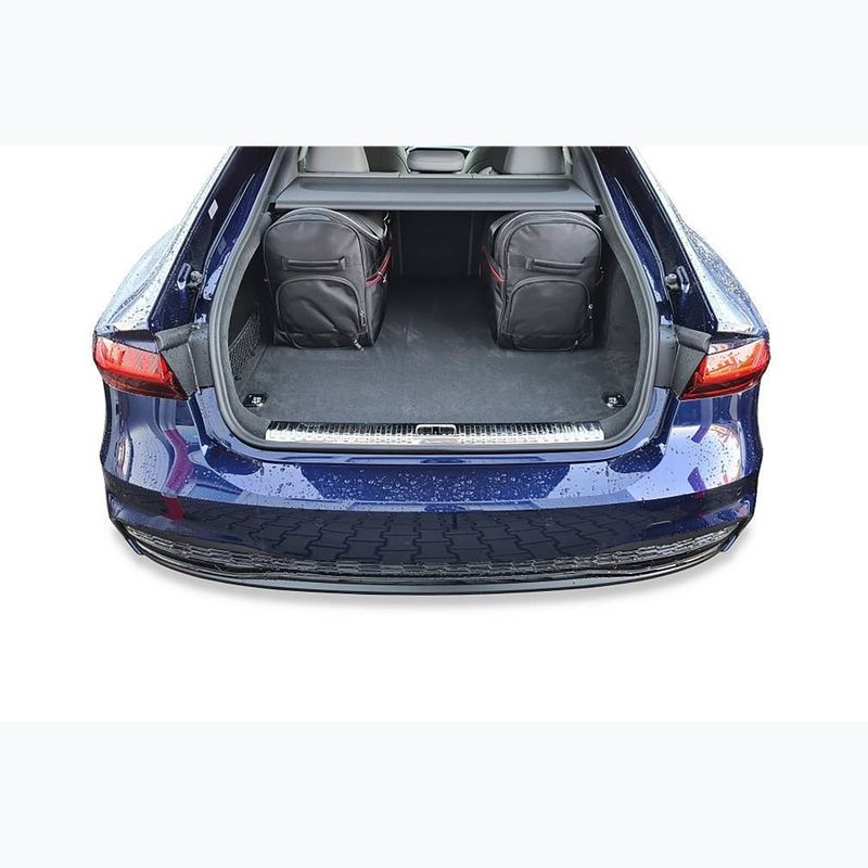 KJUST Audi A7 Phev bagažinės krepšio komplektas 2019+ 5 vnt., juodas 17