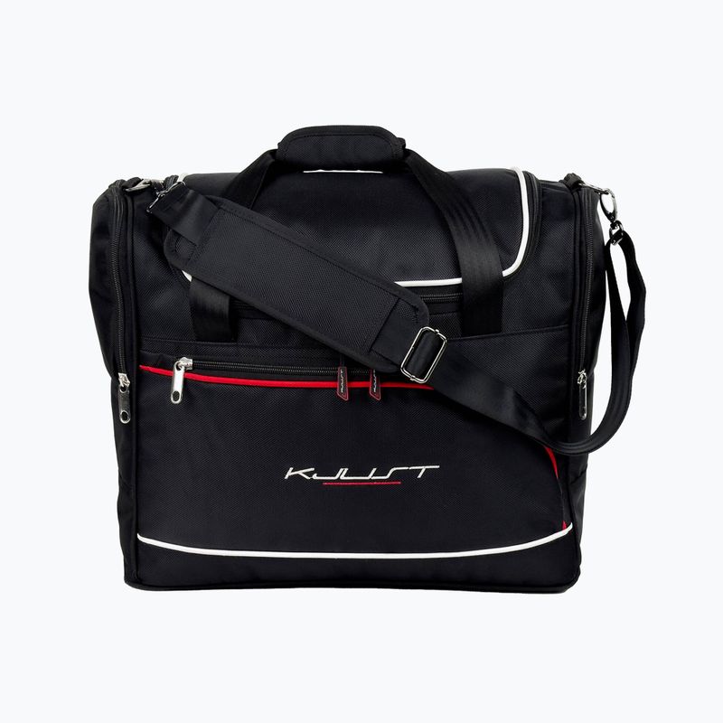 KJUST Audi A4 Allroad 2016+ bagažinės krepšio rinkinys 5 vnt., juodas 4