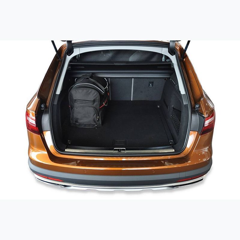 KJUST Audi A4 Allroad 2016+ bagažinės krepšio rinkinys 5 vnt., juodas 17