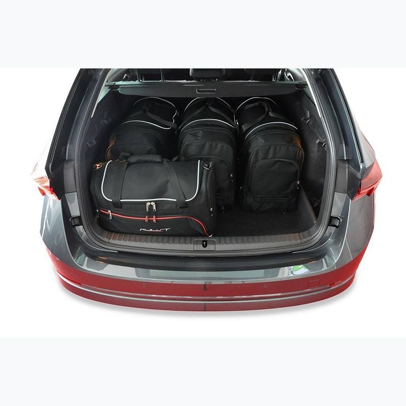 Bagažinės krepšių rinkinys KJUST Skoda Octavia Combi 2020+ 5 vnt. Juodas 12
