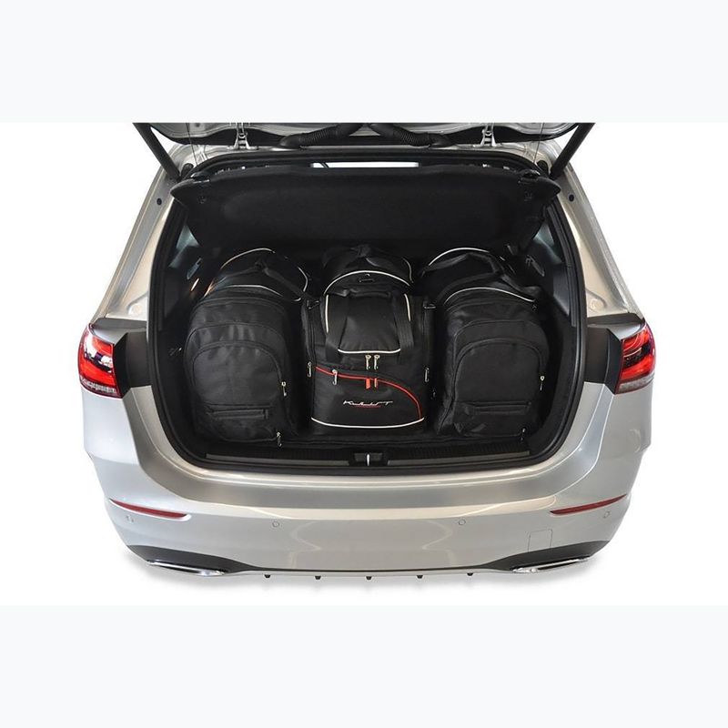 Bagažinės krepšių komplektas KJUST Mercedes-Benz B 2016+ 4 vnt. Juodas 13