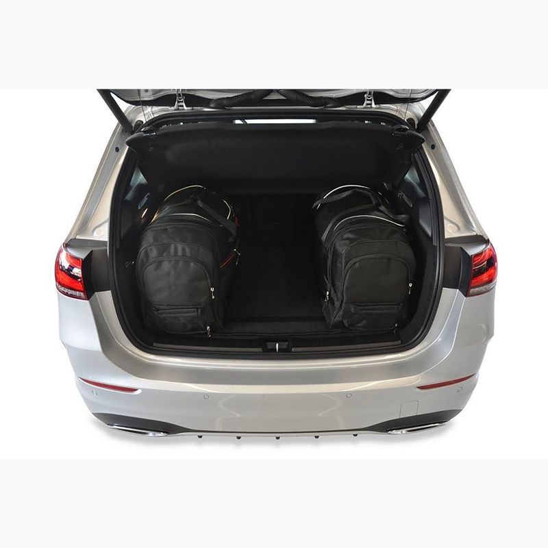 Bagažinės krepšių komplektas KJUST Mercedes-Benz B 2016+ 4 vnt. Juodas 15