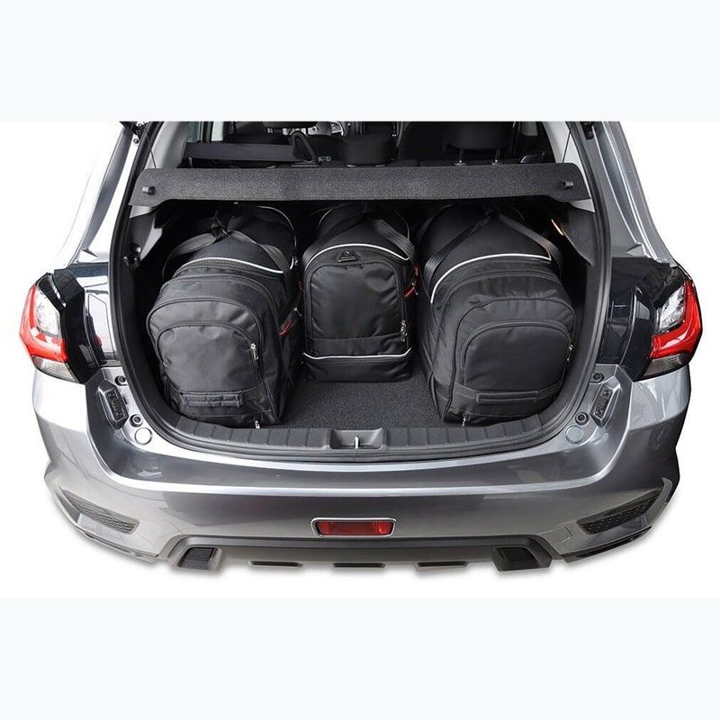 Bagažinės krepšių komplektas KJUST Mitsubishi Asx 2010-2021 4 vnt. juodas 6