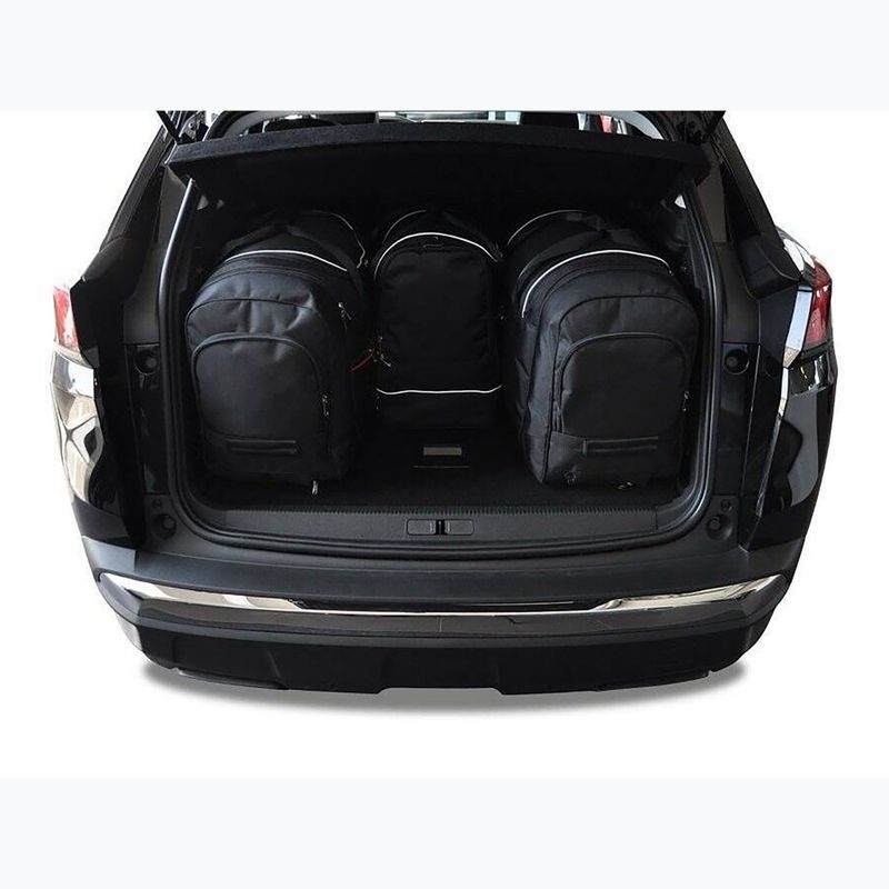 Bagažinės krepšių rinkinys KJUST Peugeot 3008 Hybrid Phev 2019+ 4 vnt. Juodas 14