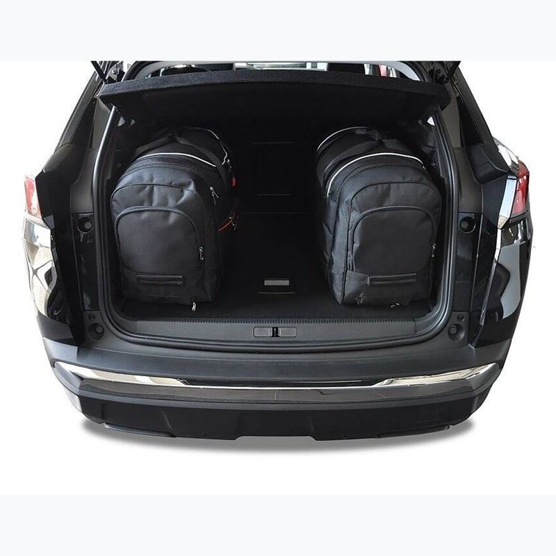 Bagažinės krepšių rinkinys KJUST Peugeot 3008 Hybrid Phev 2019+ 4 vnt. Juodas 15