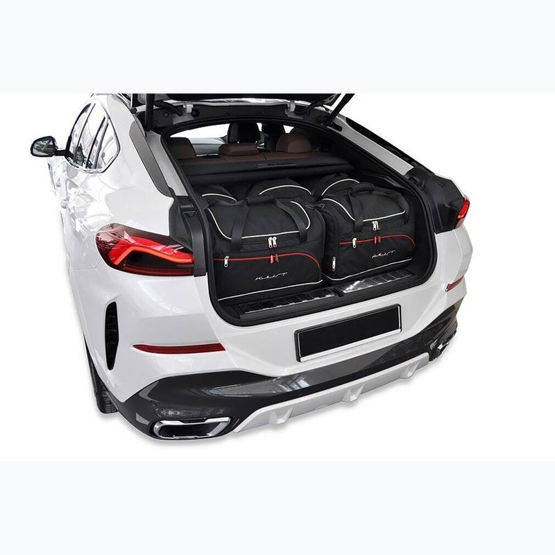 Bagažinės krepšių komplektas KJUST BMW X6 2019+ 5 vnt black 14