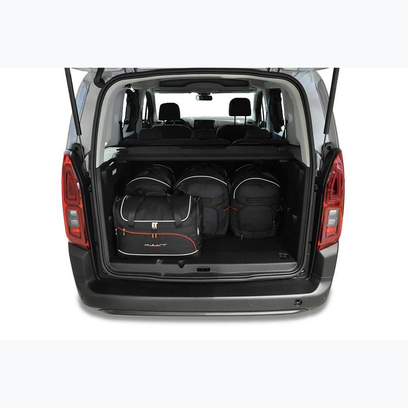 Bagažinės krepšių komplektas KJUST Citroen Berlingo M 2018+ 5 vnt black 13