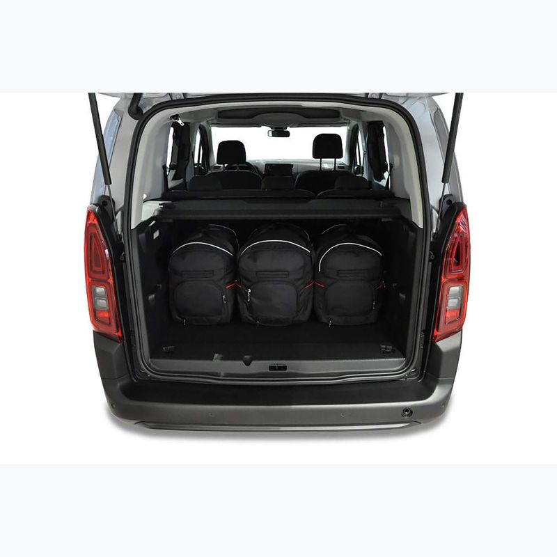 Bagažinės krepšių komplektas KJUST Citroen Berlingo M 2018+ 5 vnt black 14