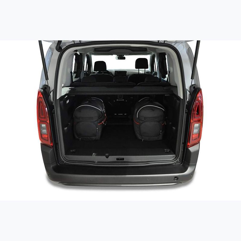 Bagažinės krepšių komplektas KJUST Citroen Berlingo M 2018+ 5 vnt black 15