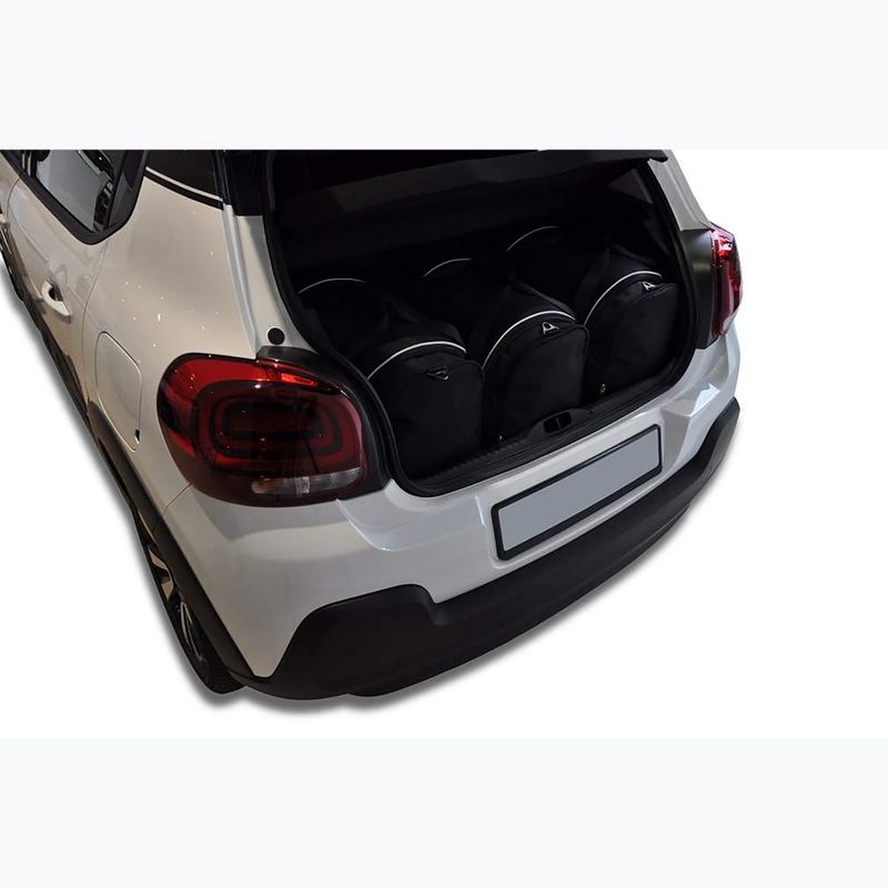Bagažinės krepšių komplektas KJUST Citroen C3 Hatchback 2016+ 3 vnt black 12