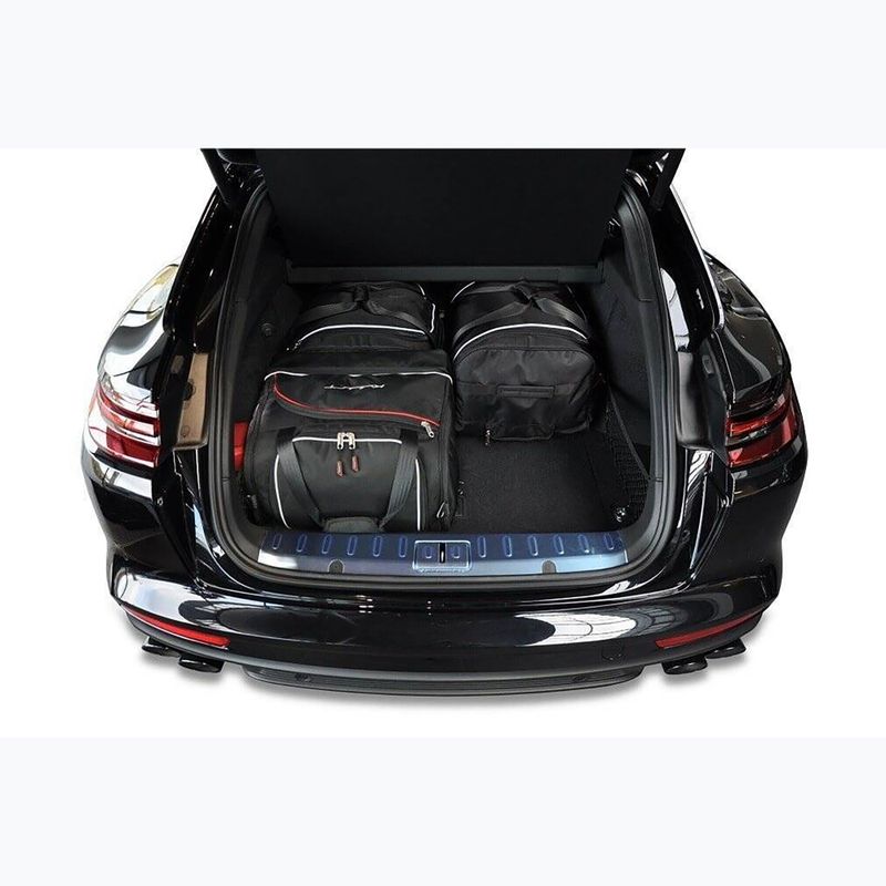 Bagažinės krepšių rinkinys KJUST Porsche Panamera St 2017+ 4 vnt. Juodas 13