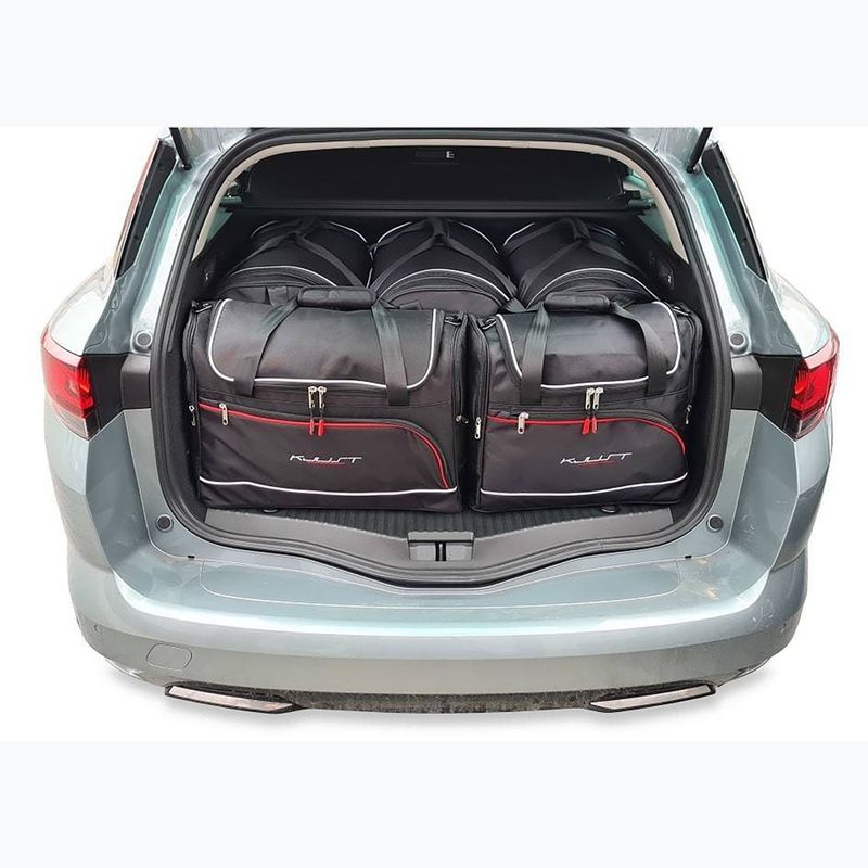 Bagažinės krepšių rinkinys KJUST Renault Megane Grandtour Plug-In Hybrid 2020+ 5 vnt. Juodas 11