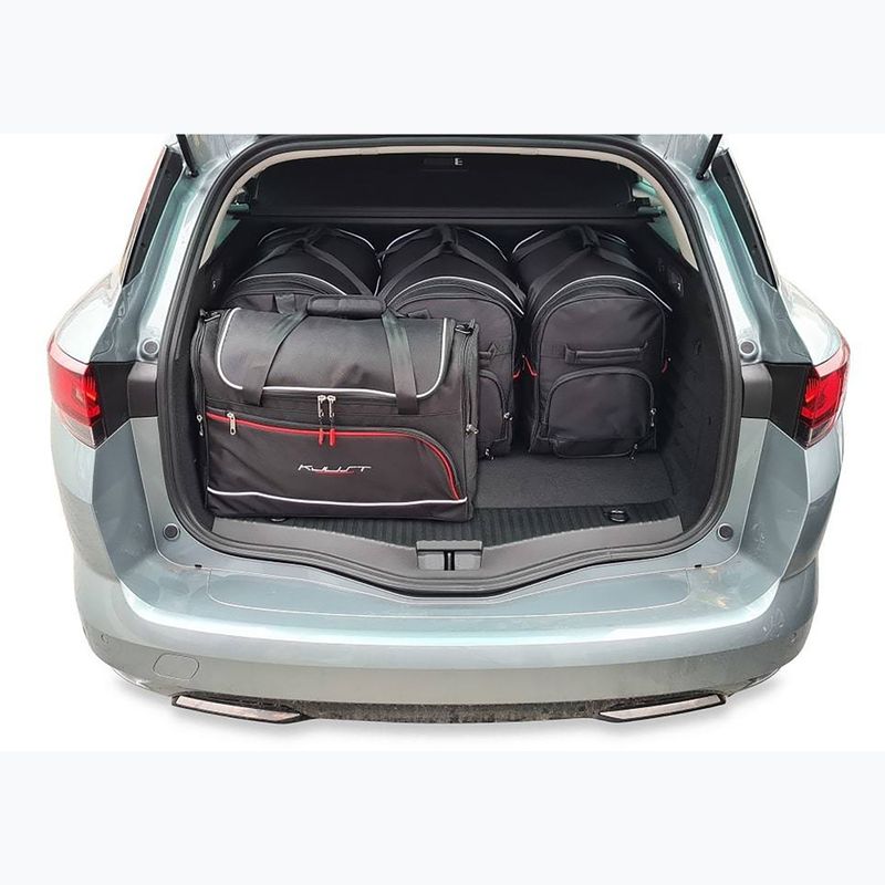 Bagažinės krepšių rinkinys KJUST Renault Megane Grandtour Plug-In Hybrid 2020+ 5 vnt. Juodas 12