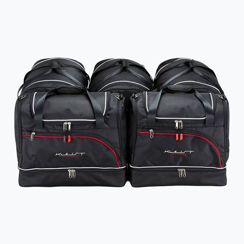 Bagažinės krepšių komplektas KJUST Maserati Quattroporte 2013+ 5 vnt. Juodas 2