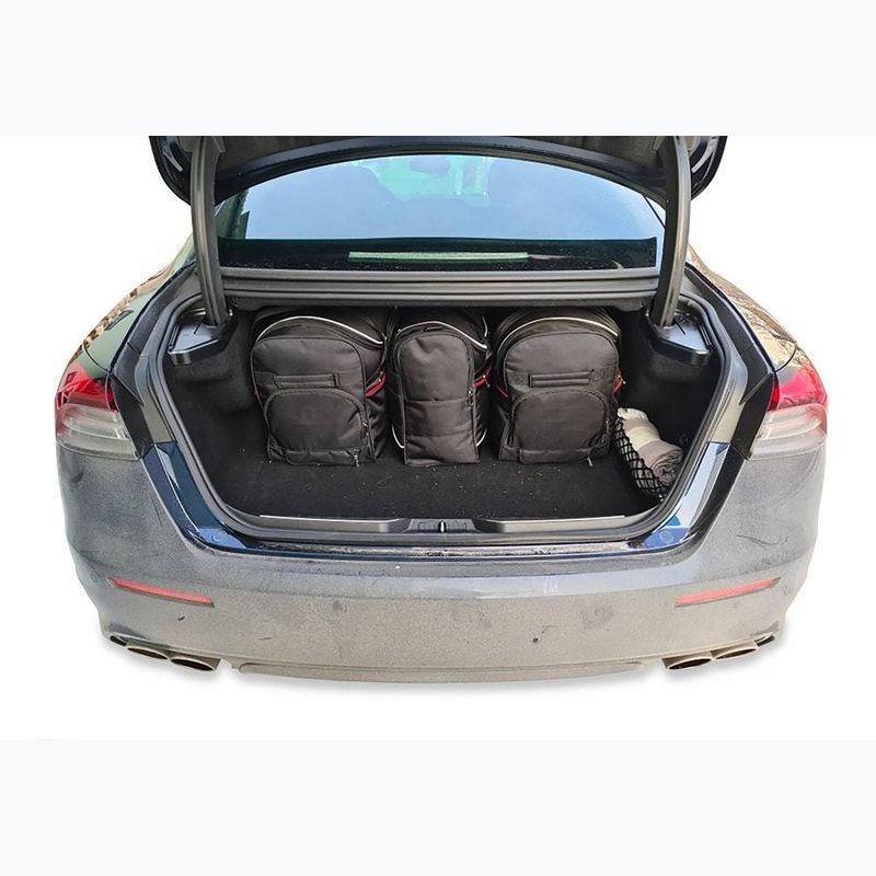 Bagažinės krepšių komplektas KJUST Maserati Quattroporte 2013+ 5 vnt. Juodas 20