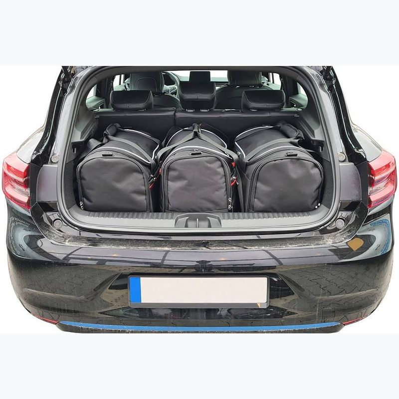 Bagažinės krepšių rinkinys KJUST Renault Clio Hybrid 2020+ 3 vnt. Juodas 8