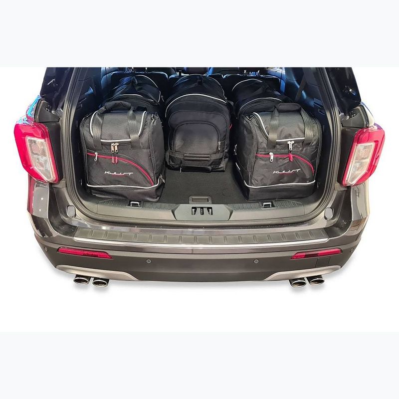 Bagažinės krepšių komplektas KJUST Ford Explorer Phev 2020+ 6 vnt black 12