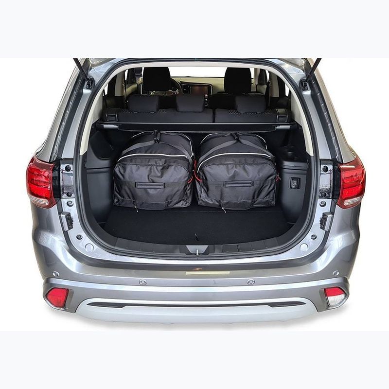 Bagažinės krepšių komplektas KJUST Mitsubishi Outlander Phev 2014-2022 4 vnt. juodas 13
