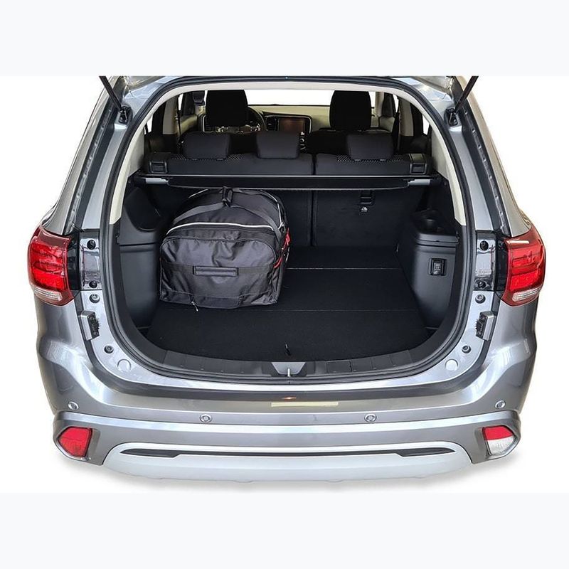 Bagažinės krepšių komplektas KJUST Mitsubishi Outlander Phev 2014-2022 4 vnt. juodas 14