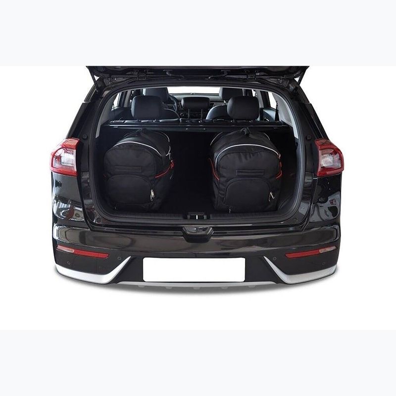 Bagažinės krepšių komplektas KJUST Kia E-Niro 2020+ 3 vnt black 11
