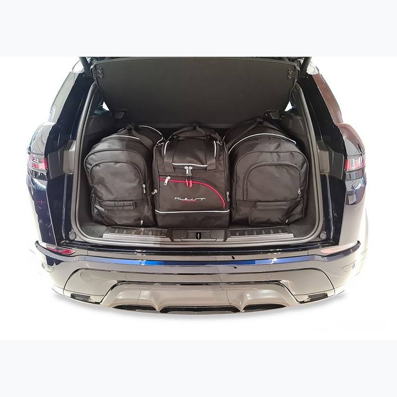 Bagažinės krepšių rinkinys KJUST Land Rover Range Rover Evoque 2019+ 4 vnt. juodas 13