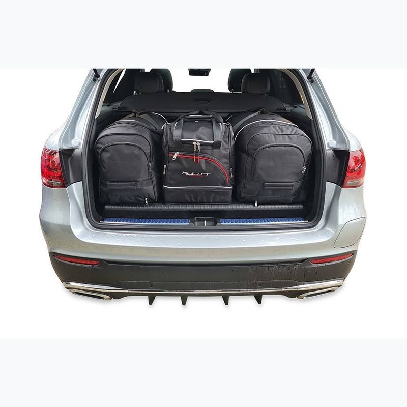 Bagažinės krepšių komplektas KJUST Mercedes-Benz Glc Phev 2019-2022 4 vnt. juodas 12