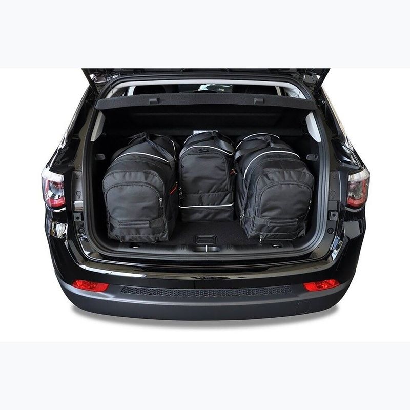 Bagažinės krepšių komplektas KJUST Jeep Compass Phev 2020+ 4 vnt black 18