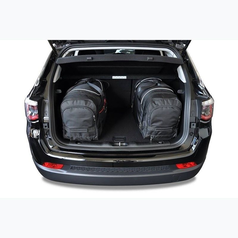 Bagažinės krepšių komplektas KJUST Jeep Compass Phev 2020+ 4 vnt black 19