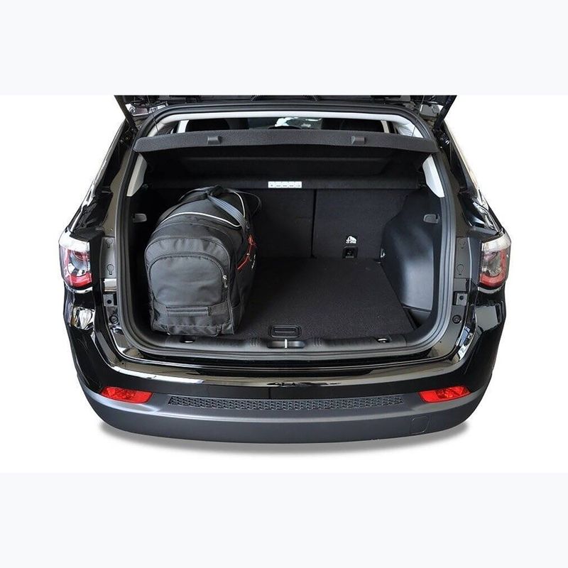 Bagažinės krepšių komplektas KJUST Jeep Compass Phev 2020+ 4 vnt black 20