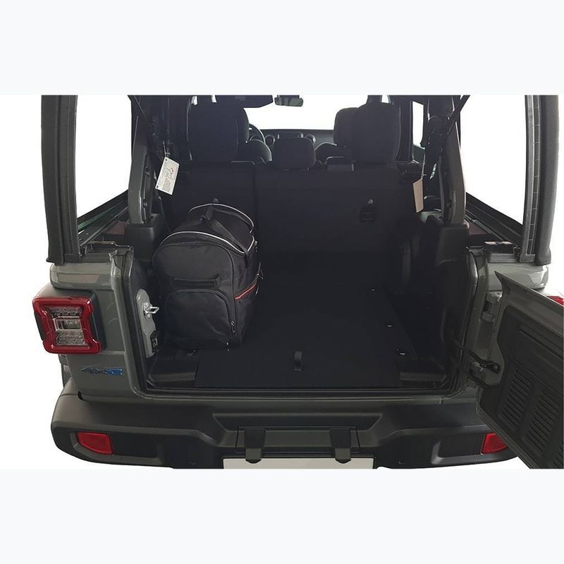 Bagažinės krepšių komplektas KJUST Jeep Wrangler Phev 2021+ 4 vnt black 19