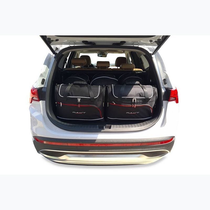 Bagažinės krepšių komplektas KJUST Hyundai Grand Santa Fe 2018+ 5 vnt black 14