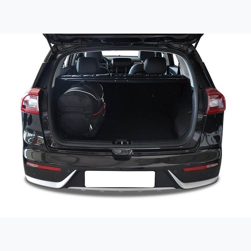 Bagažinės krepšių komplektas KJUST Kia Niro Phev 2017-2022 3 vnt black 12