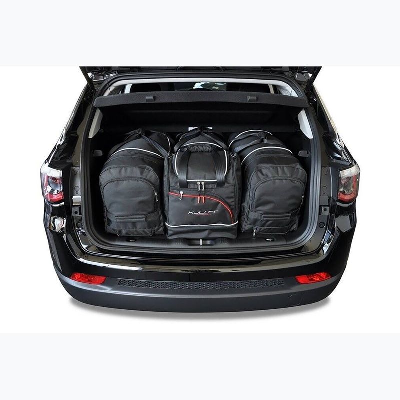 Bagažinės krepšių komplektas KJUST Jeep Compass Mhev 2022+ 4 vnt black 15