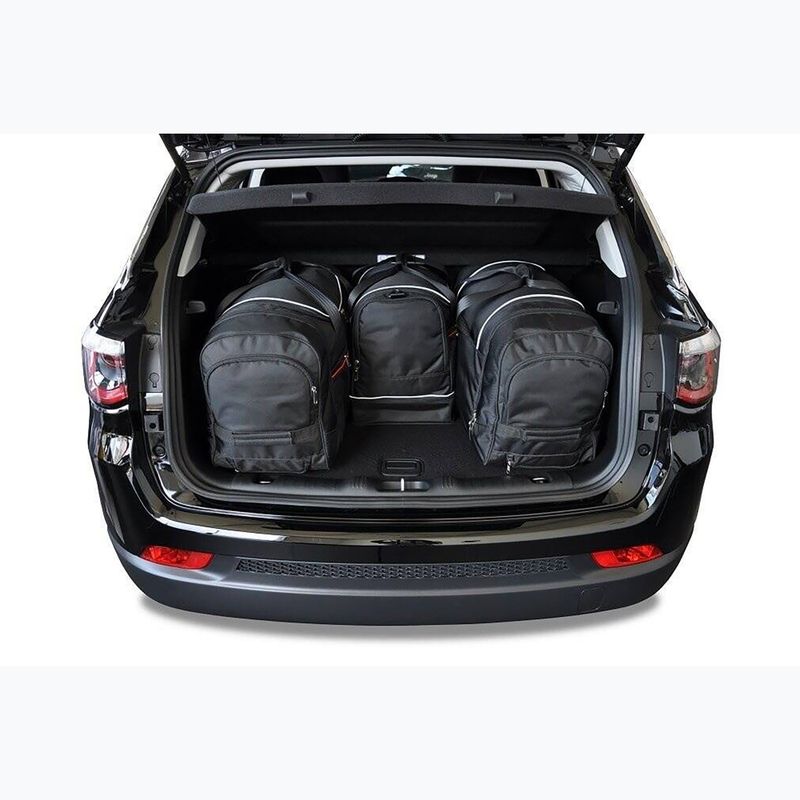 Bagažinės krepšių komplektas KJUST Jeep Compass Mhev 2022+ 4 vnt black 16