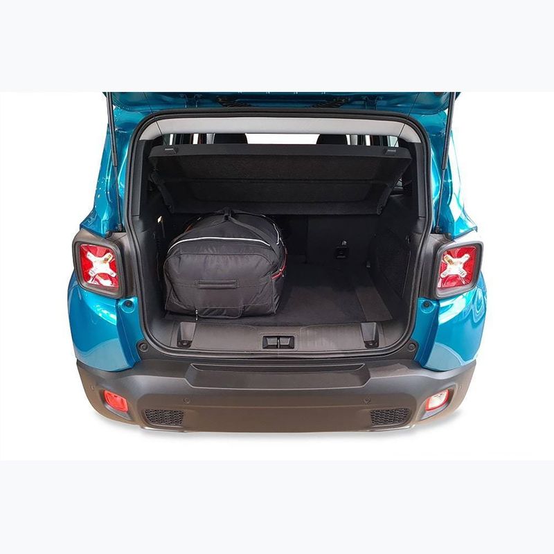 Bagažinės krepšių komplektas KJUST Jeep Renegade Phev 2020+ 2 vnt black 9
