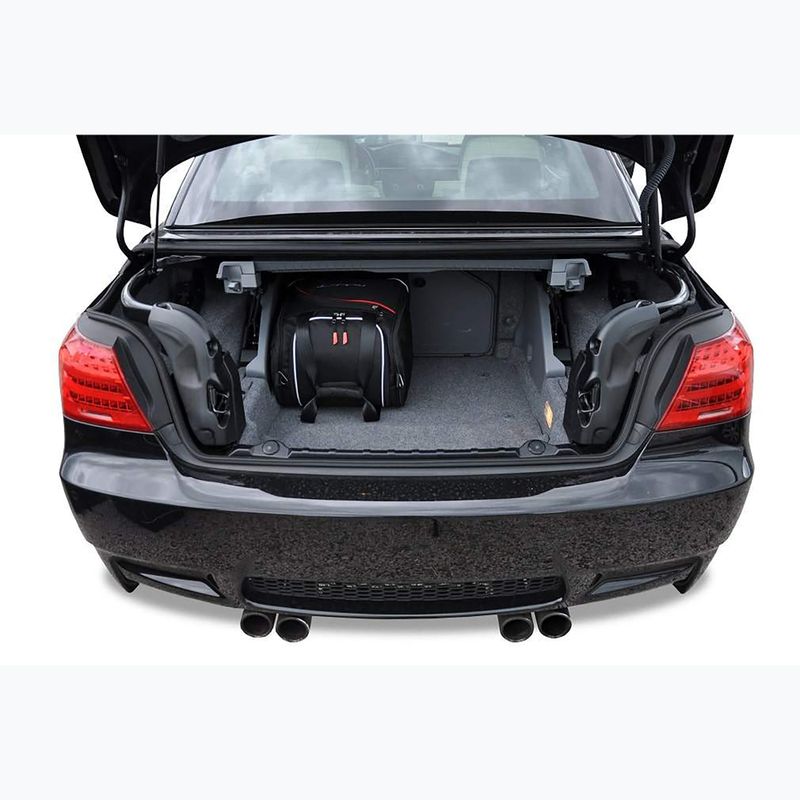 Bagažinės krepšių komplektas KJUST BMW 3 Cabrio 2006-2013 3 vnt black 15