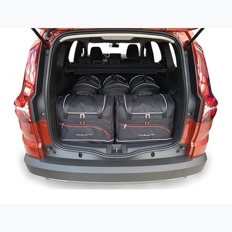 Bagažinės krepšių komplektas KJUST Dacia Jogger 2022+ 5 vnt black 13