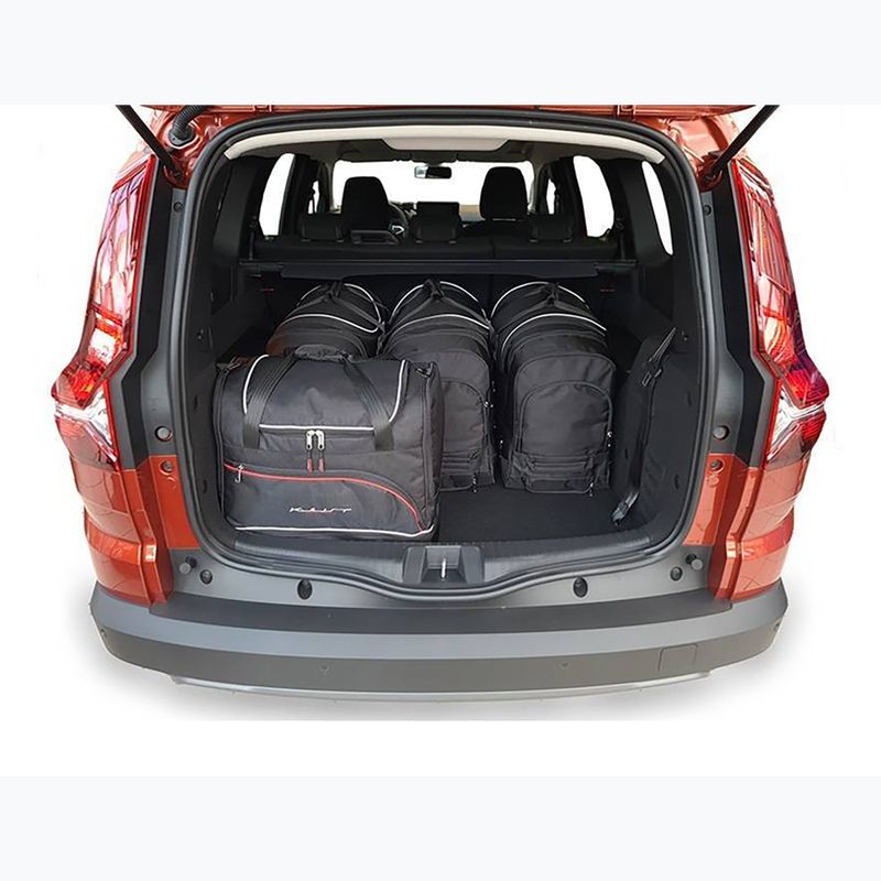 Bagažinės krepšių komplektas KJUST Dacia Jogger 2022+ 5 vnt black 14