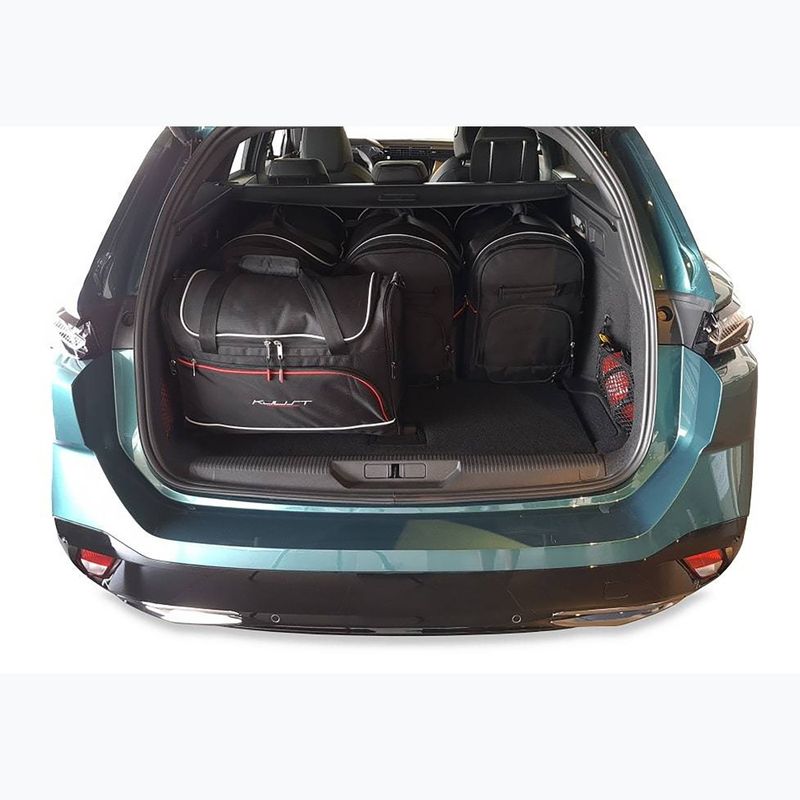 Bagažinės krepšių rinkinys KJUST Peugeot 308 SW PHEV 2021+ 5 vnt. Juodas 14