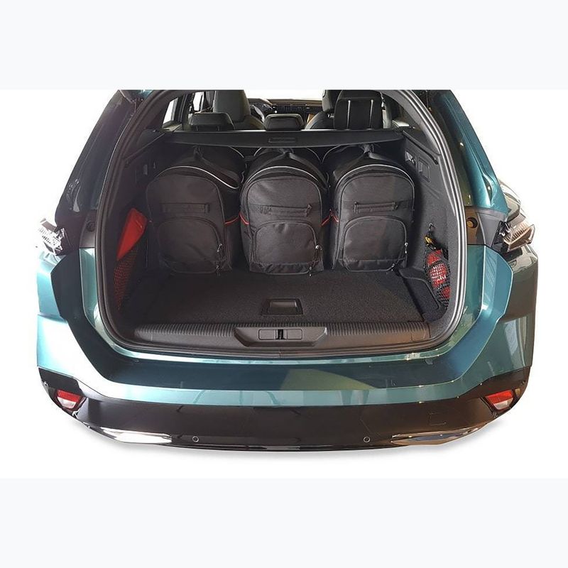 Bagažinės krepšių rinkinys KJUST Peugeot 308 SW PHEV 2021+ 5 vnt. Juodas 15