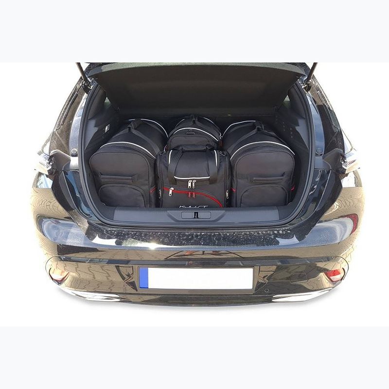 Bagažinės krepšių rinkinys KJUST Peugeot 308 Hatchback 2021+ 4 vnt. Juodas 14