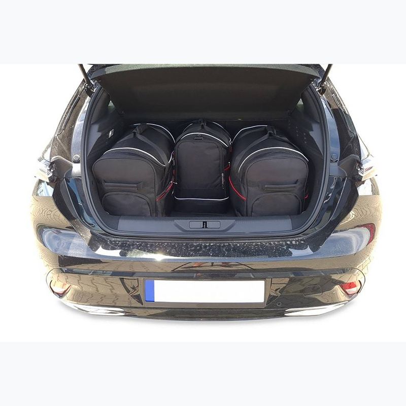 Bagažinės krepšių rinkinys KJUST Peugeot 308 Hatchback 2021+ 4 vnt. Juodas 15