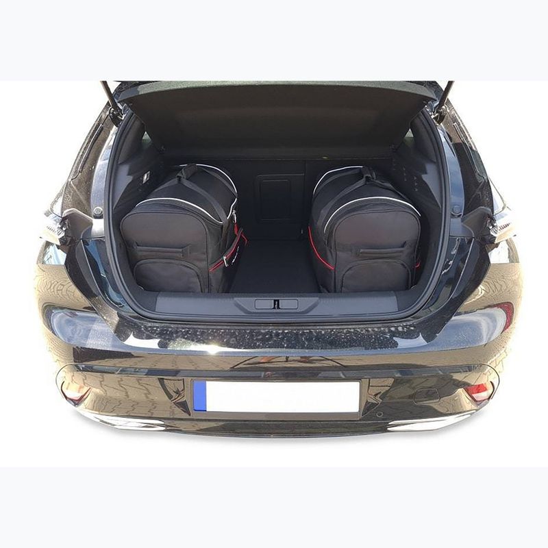 Bagažinės krepšių rinkinys KJUST Peugeot 308 Hatchback PHEV 2021+ 3 vnt. Juodas 12