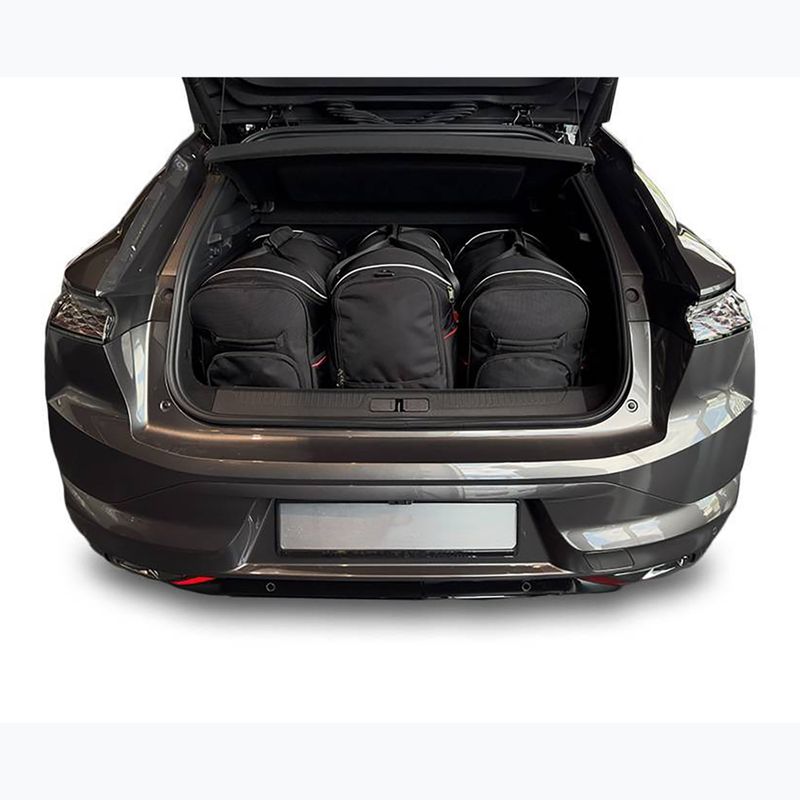 Bagažinės krepšių komplektas KJUST DS 4 PHEV 2021+ 3 vnt black 12